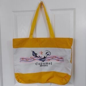 Tote Canvas Tote Beach Bag Cozumel, Mexico
